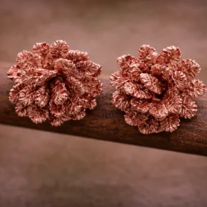 Pendientes Ganchillo buganvilla