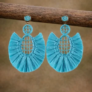 Pendientes Panamá azul