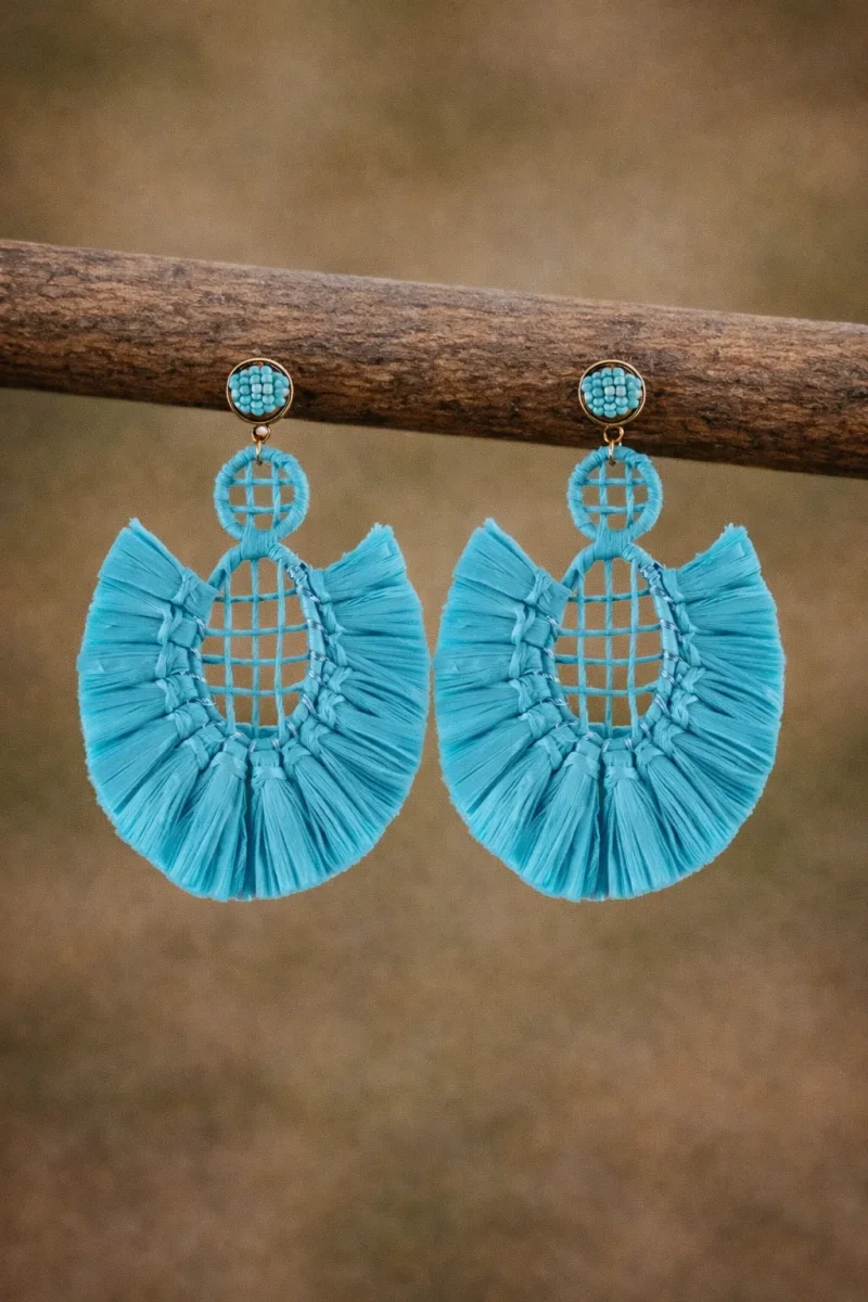 Pendientes Panamá azul