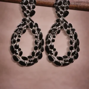 Pendientes Marbella negros