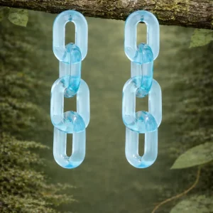 Pendientes Pool azul
