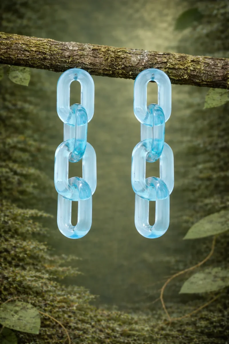 Pendientes Pool azul