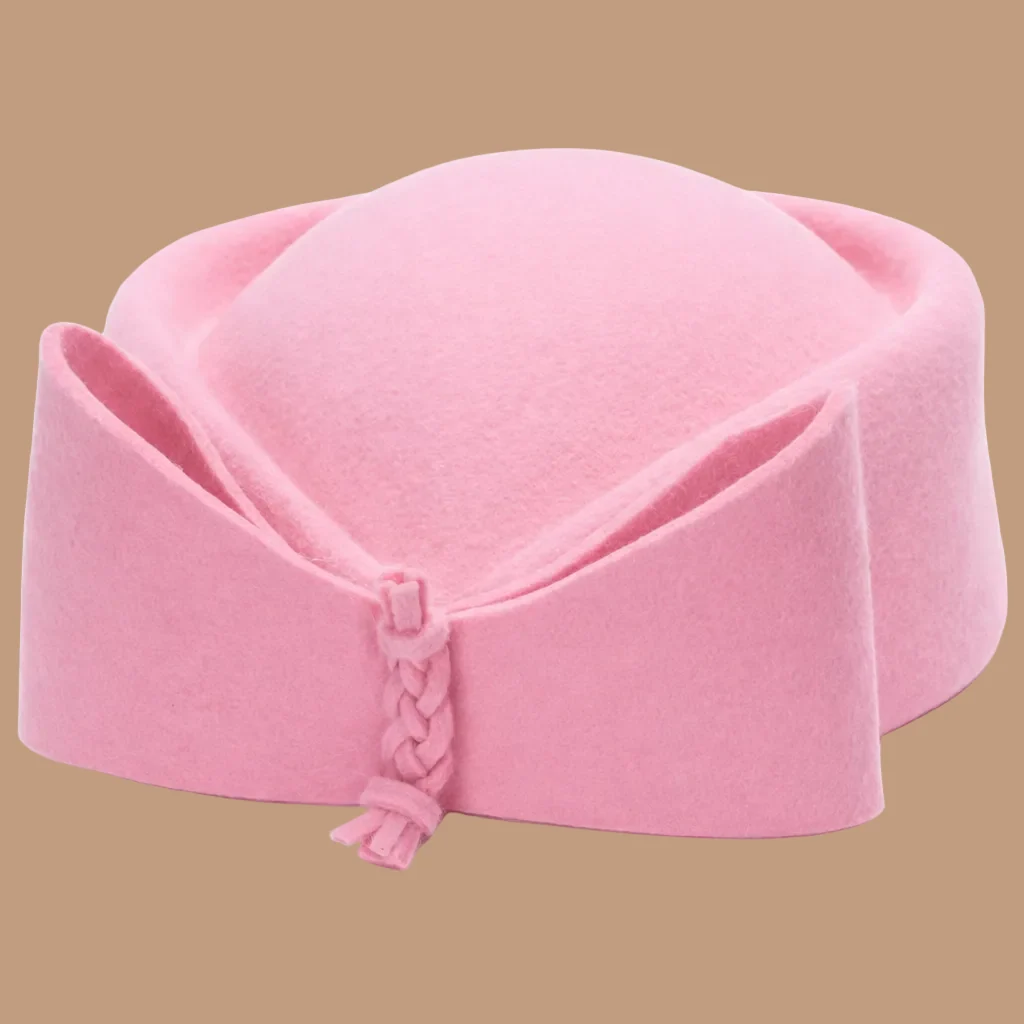 Tocado Casquete Olga Rosa - Imagen 4