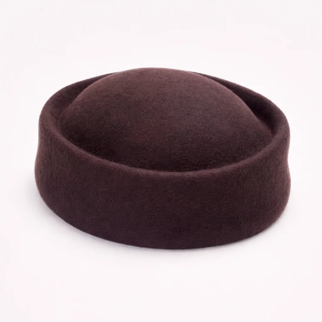 Tocado Casquete Jackie Chocolate mini - Imagen 2