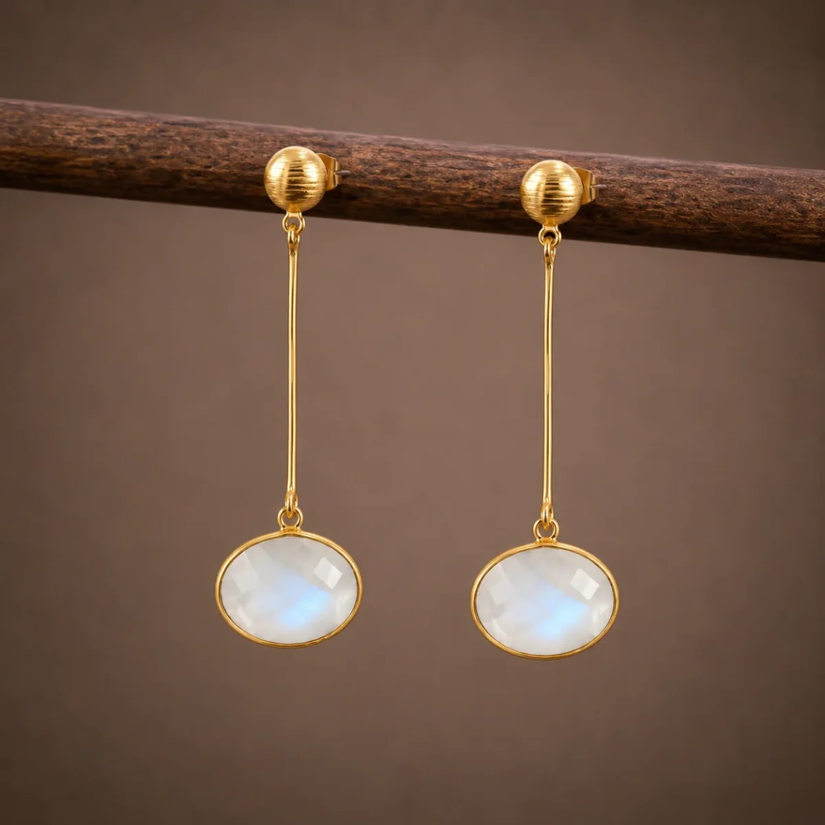 Pendientes Degas blancos - Imagen 2
