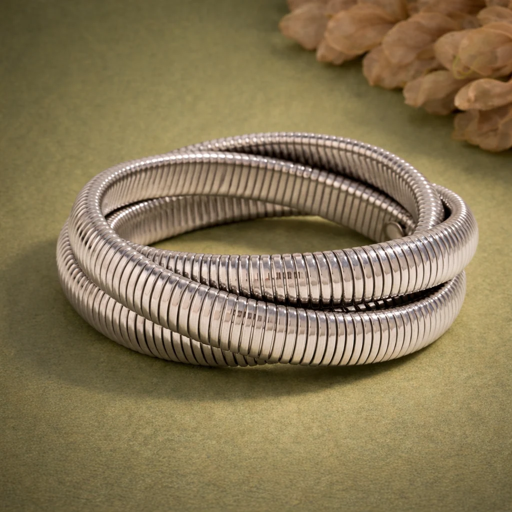Brazalete Muelle plata - Imagen 2