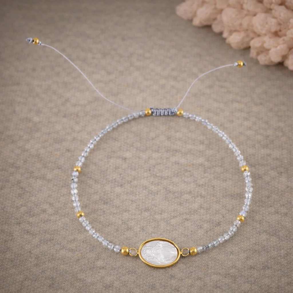 Pulsera Virgen Gris - Imagen 2