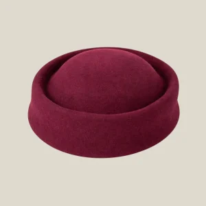 Tocado Casquete Jackie Vino mini