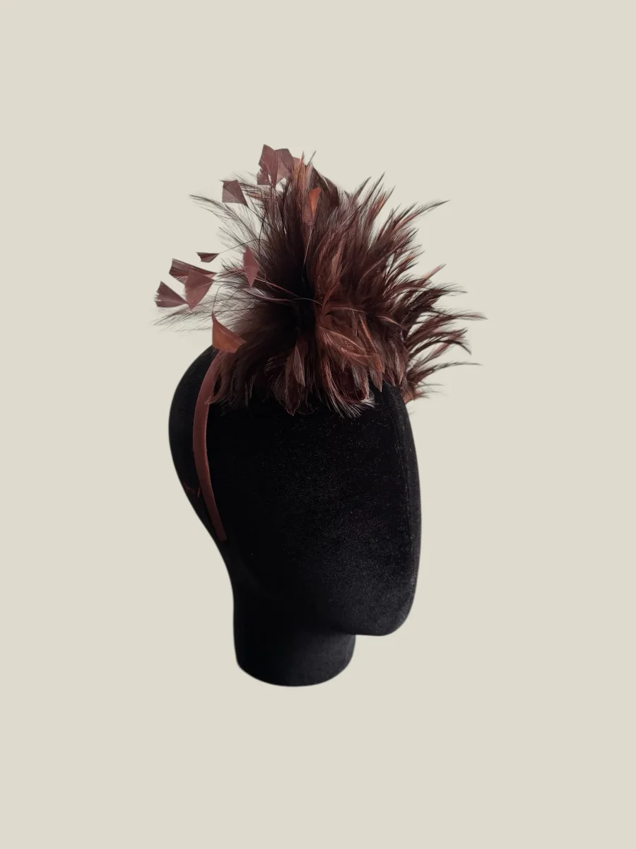 Diadema Señora XL chocolate - Imagen 6