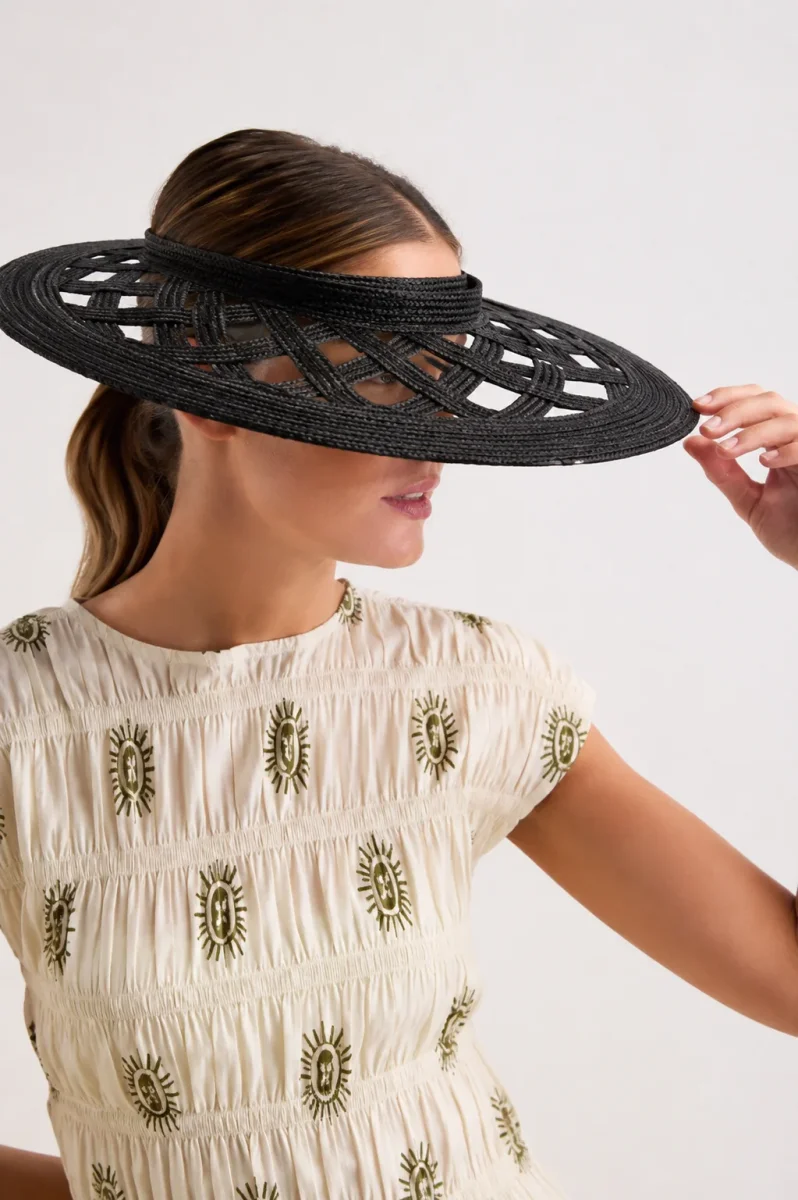 Sombrero Ala calada negra - Imagen 6