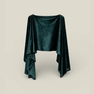Capa de terciopelo Verde