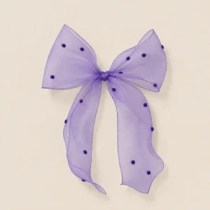 Lazo Ribbon morado plumeti
