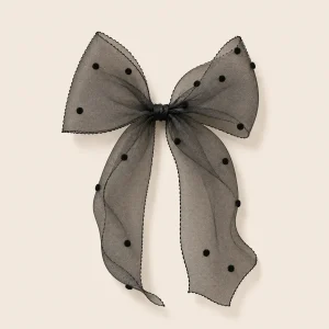 Lazo Ribbon negro plumeti