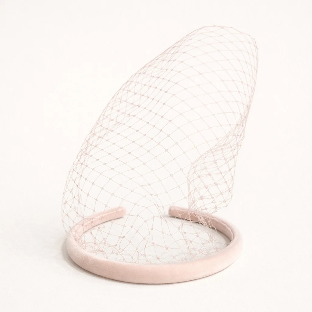 Diadema Carolina petite rosa bebé