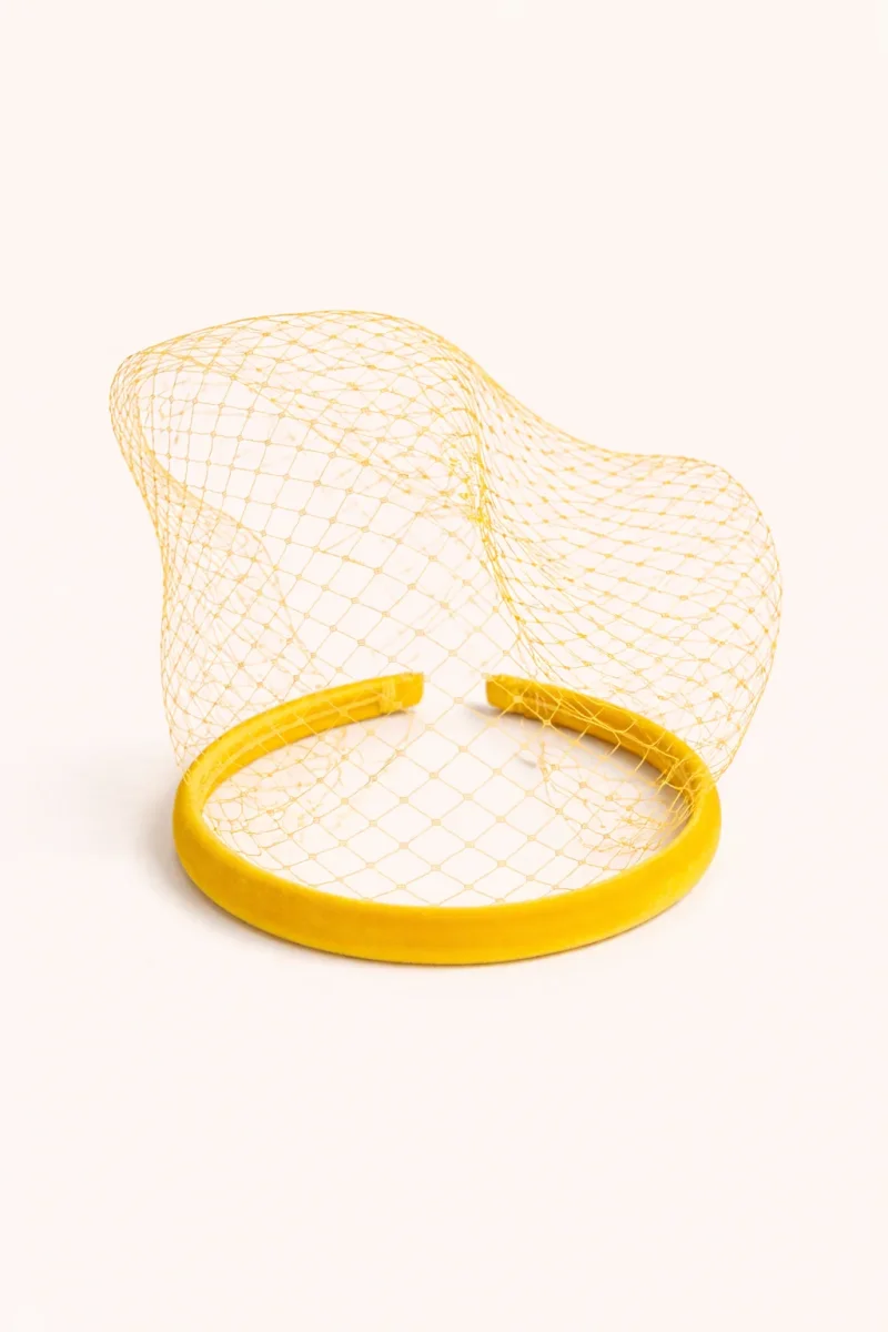 Diadema Carolina petite amarillo