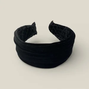 Diadema Duquesa negra terciopelo