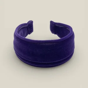 Diadema Duquesa morada terciopelo