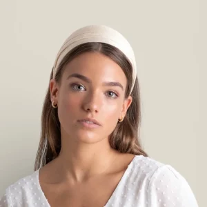 Diadema Duquesa beige