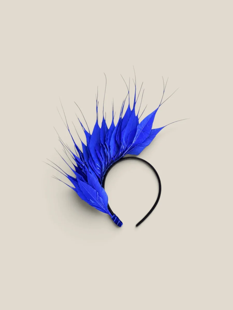 Diadema Avestruz mini azul - Imagen 2