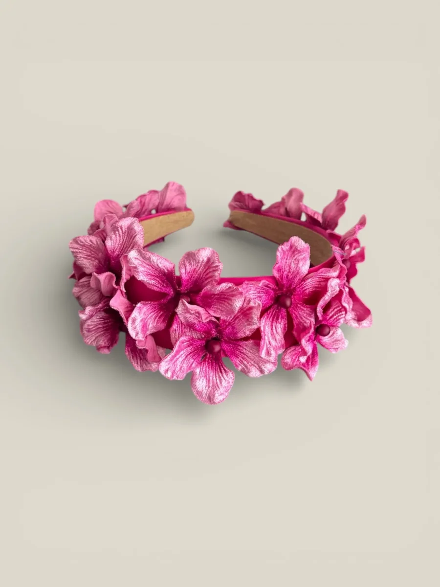 Diadema Margaza fucsia - Imagen 5