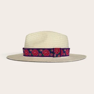 Sombrero Azúcar con cinta de flores