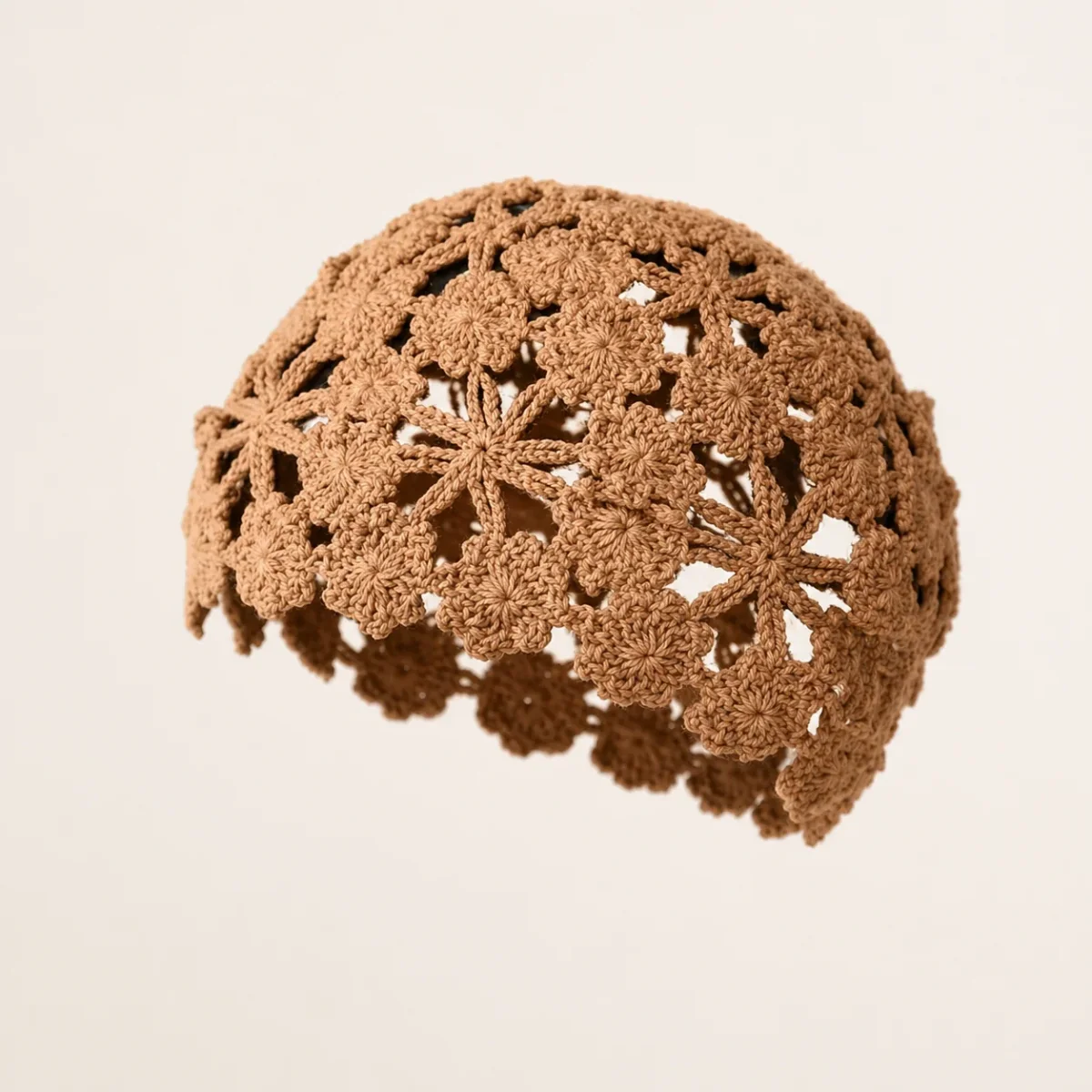 Casquete Tejido mostaza - Imagen 2