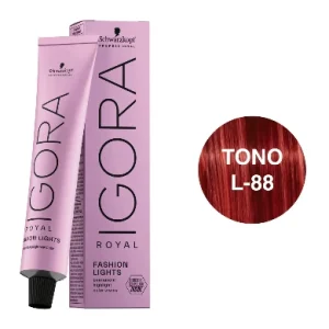 IGORA ROYAL Fashion Lights L-88 – Rojo Intenso – 60 ml