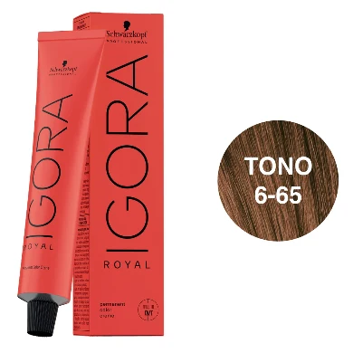 IGORA ROYAL 6-65 Rubio Oscuro Chocolate Dorado – 60 ml - Imagen 4