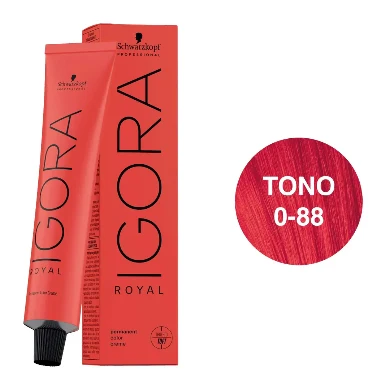 Igora Royal Tono 0-88 Concentrado Rojo 60mL - Imagen 2