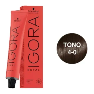 Igora Royal Tono 4-0 Castaño Medio Claro 60mL