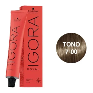 Igora Royal Tono 7-00 Rubio Medio Natural Intenso 60mL