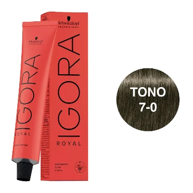 Igora Royal Tono 7-0 Rubio Medio Natural 60mL