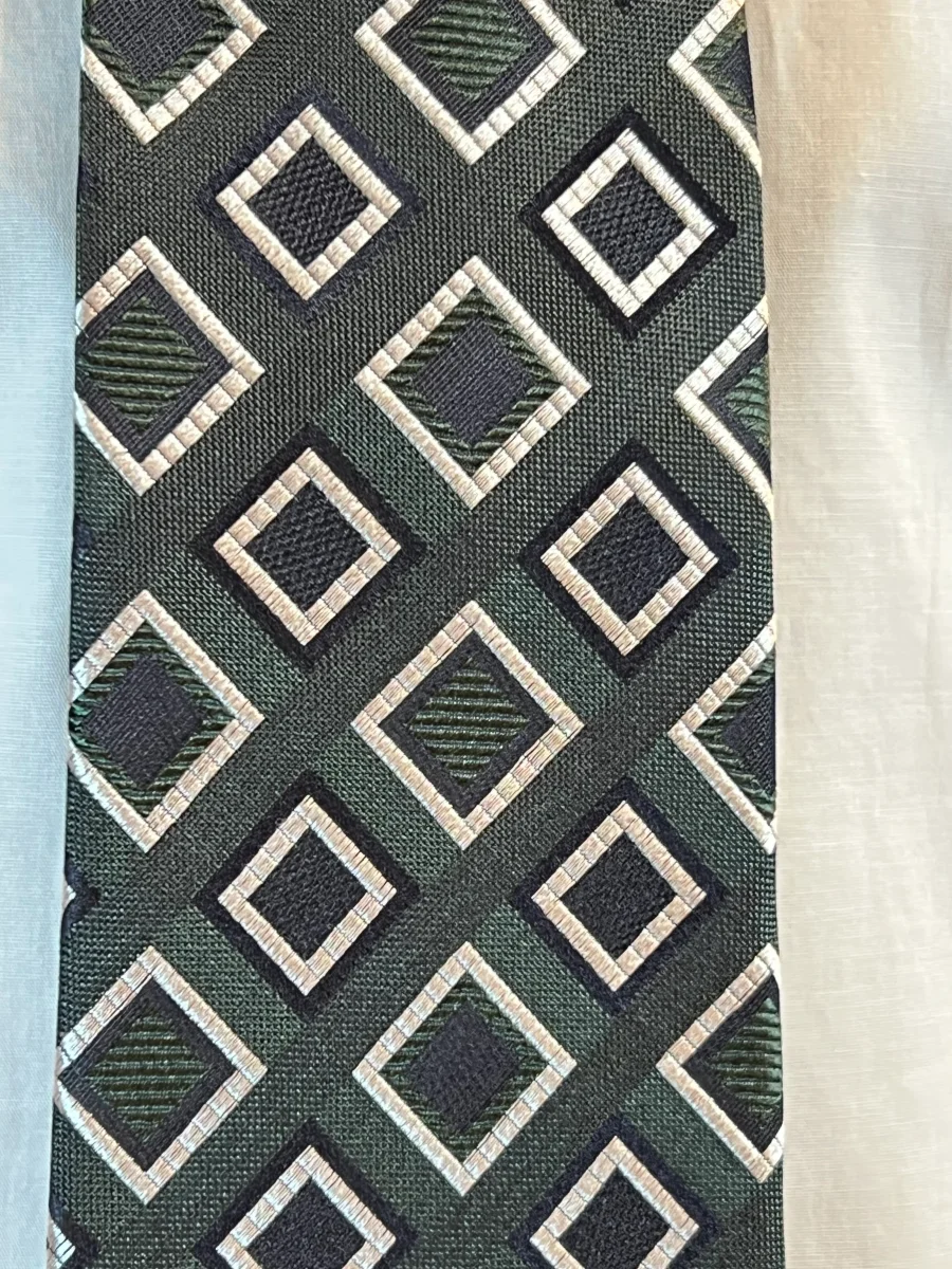 Corbata Rombos JB de Seda - Imagen 3