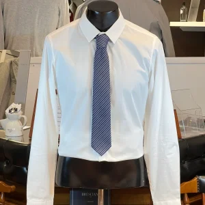 Corbata de Seda Corneliani (Rayas Marinas Clásicas)
