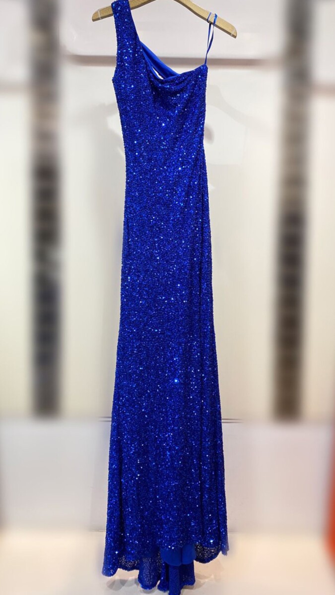 Vestido Lentejuelas Asimétrico - Imagen 3