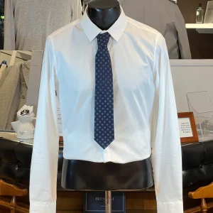 Corbata de Lana Virgen Corneliani (Lunares Naranja)