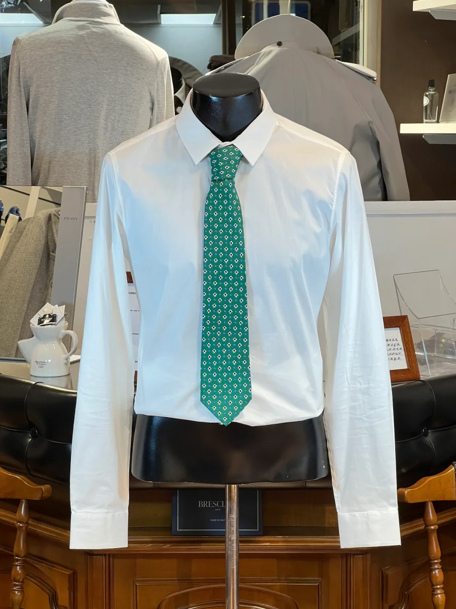 Corbata de Seda John Blond (Fantasía Verde y Azul)