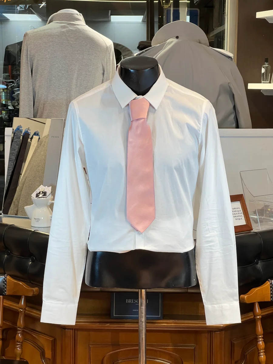 Corbata de Seda JB (Rosa Palo Liso)