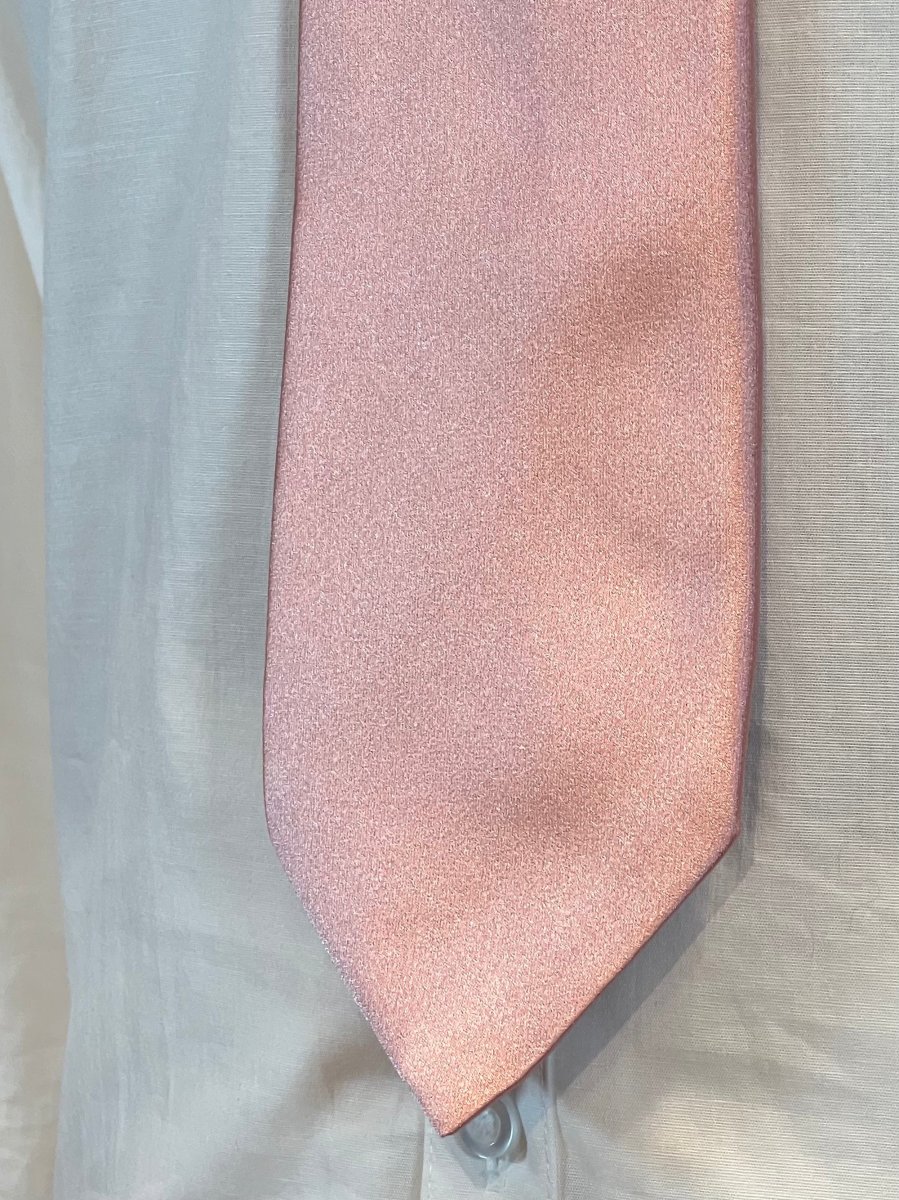Corbata de Seda JB (Rosa Palo Liso) - Imagen 3