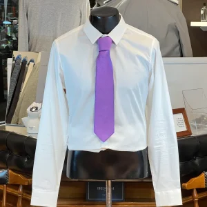 Corbata de Seda Atelier F&B Genève (Morado Eléctrico)
