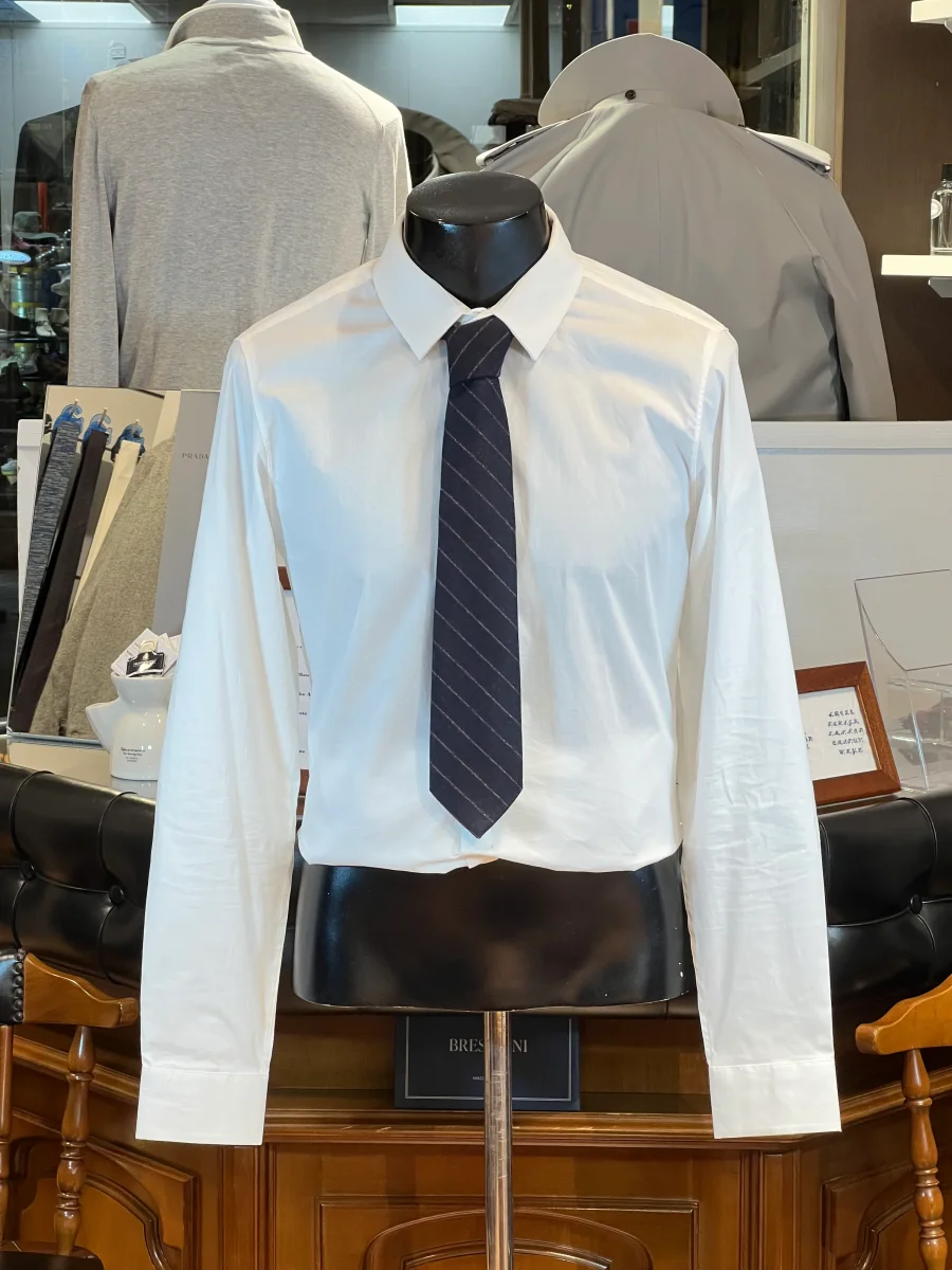Corbata de Lana y Cachemira John Blond (Rayas de Invierno)