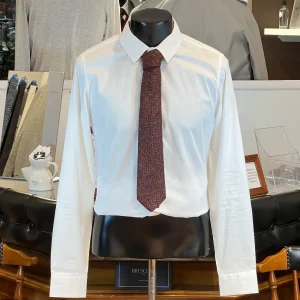 Corbata de Lana y Seda John Blond (Espiga Marrón)