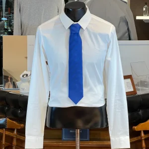 Corbata Atelier F&B Genève de Seda Pura (Azul Rey con Espiga)