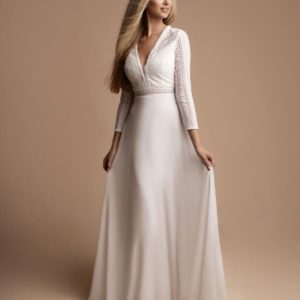 Vestido Ibiza Mangas Novia