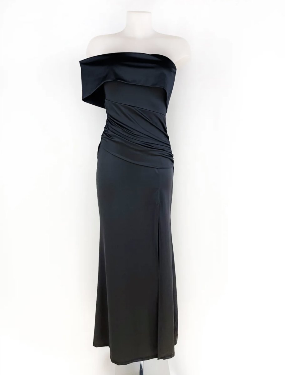 Vestido Seda Hombro - Imagen 8