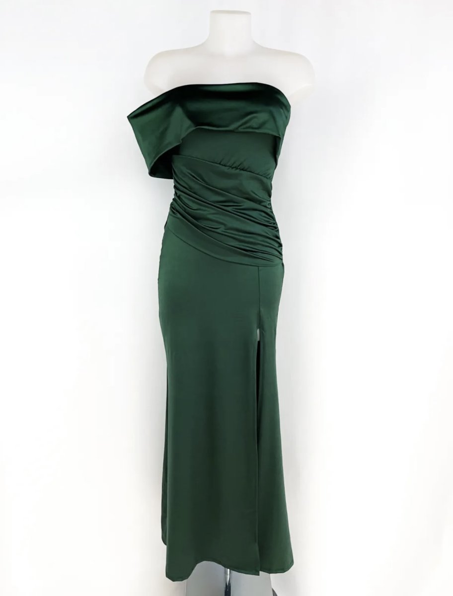 Vestido Seda Hombro - Imagen 9