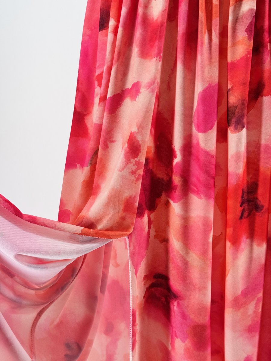 Vestido Halter Cintura Drapeada Estampado - Imagen 8