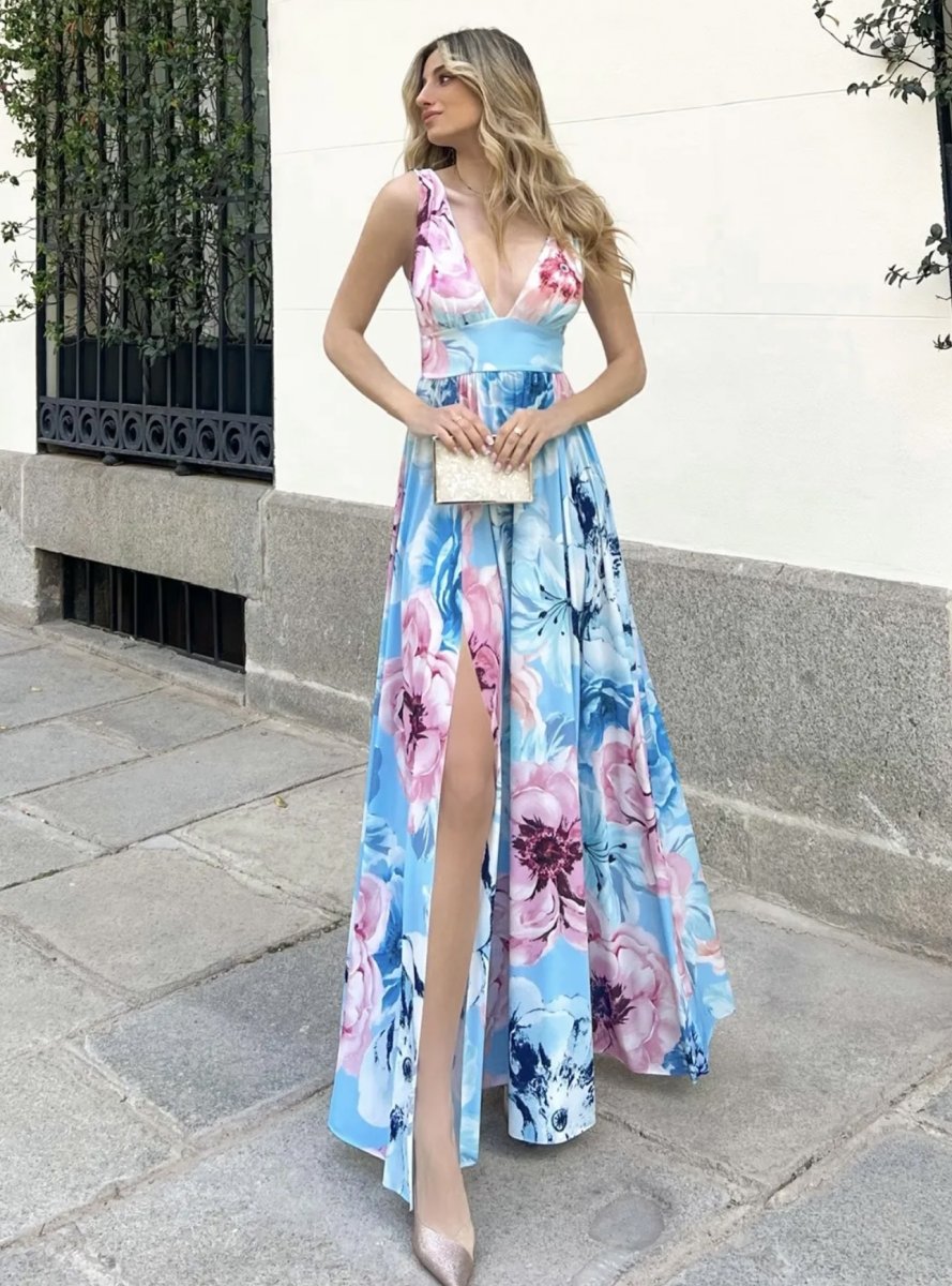 Vestido Bella Elástico Estampado - Imagen 2