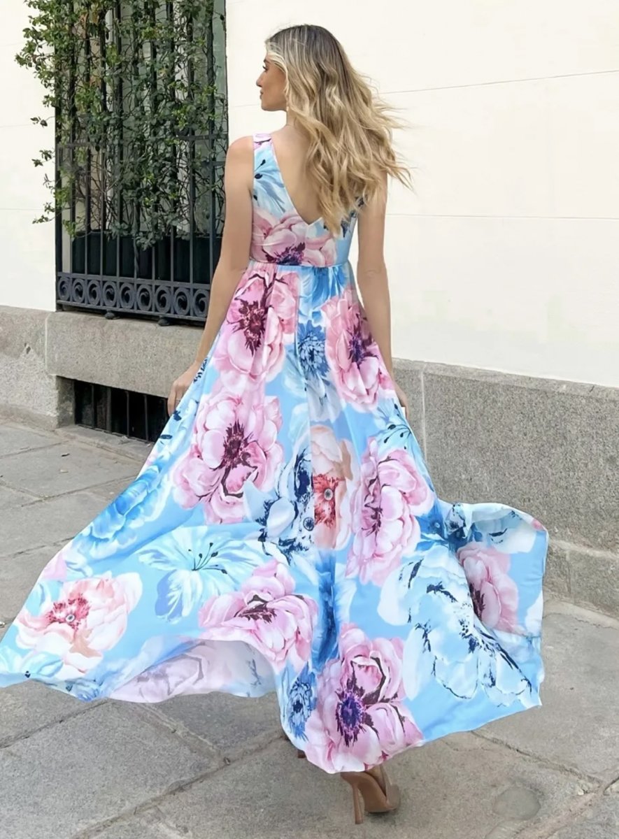 Vestido Bella Elástico Estampado - Imagen 3