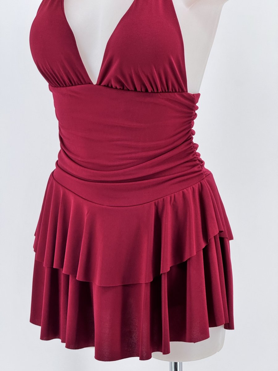 Vestido Corto Volantes Escote - Imagen 5